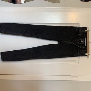 Zara off black skinny jeans